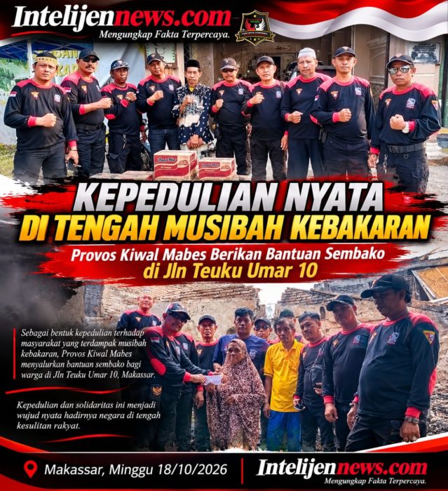 🔥 KEPEDULIAN NYATA DI TENGAH MUSIBAH KEBAKARAN provos kiwal mabes memberikan bantuan sembako dijln Teuku Umar 10