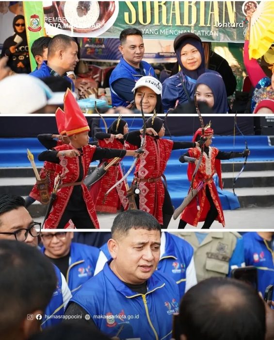Camat Rappocini Hadiri Pembukaan FORKOT Makassar 2026 di Pantai Losari