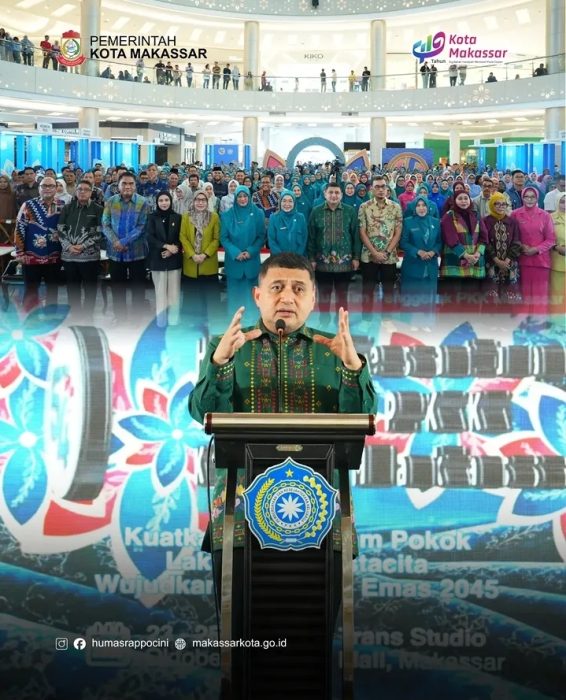 Camat Rappocini Hadiri Peringatan HKG PKK ke-54 Tingkat Kota Makassar