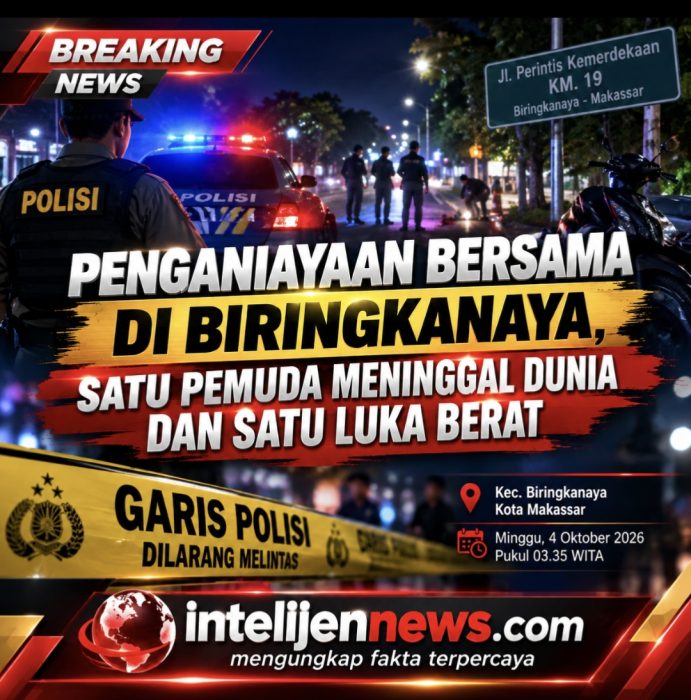 ‎Penganiayaan Bersama di Biringkanaya, Satu Pemuda Meninggal Dunia dan Satu Luka Berat