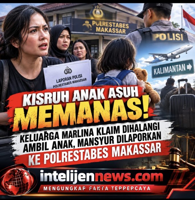 KISRUH ANAK ASUH MEMANAS! KELUARGA MARLINA KLAIM DIHALANGI AMBIL ANAK, MANSYUR DILAPORKAN KE POLRESTABES MAKASSAR